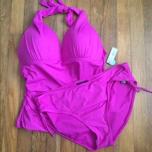 Apt 9 Halterkini Top XL and Side Tie Bottom XXL